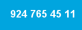 924 765 45 11 924 765 45 11
